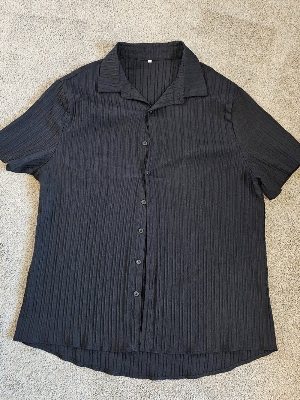 Black button up